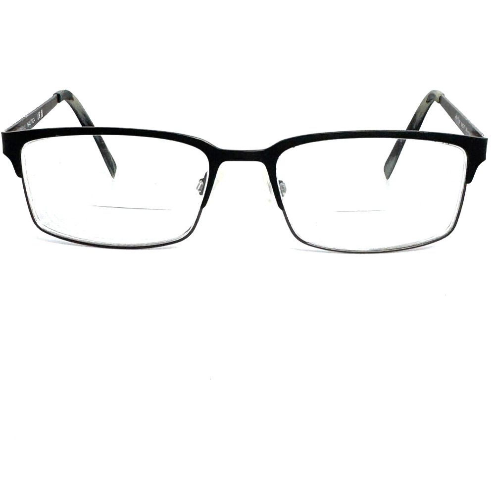 Nautica N8147 001 Black Authentic Eyeglasses Frames Half Rim 54-17‎ H16336
